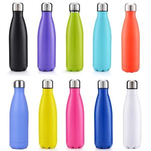 Water Bottles 350-1000ml Water Bottle Insulated Cold Cup Leak-proof Portable Sport Drink Bottle for Water Stainless Steel Thermos Flask Gift 230303