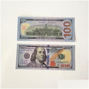 Andere festliche Partyzubehör 50 Größe US-Dollar Prop Geld Film Banknote Papier Neuheit Spielzeug 1 5 10 20 100 Dollar Währung Fake C DhfliLSJE