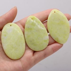 Pendant Necklaces Natural Stone Quartzs Pendants Water Drop Polished Gemstone For Jewelry Making Diy Women Necklace Earring CraftsPendant