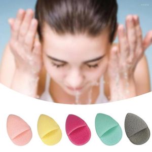 Makeup Sponges Användbara kosmetiska puff ansiktsrengöring Rengöring av fingrar med barnsängar Exfolierande ansikts tvätt djup rengöring