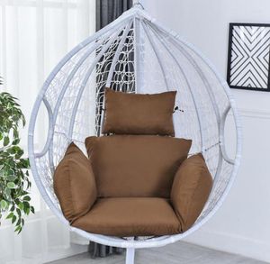 Travesseiro pendurado cadeira de cadeira sede de balanço removível engrosse ovo hammock berço ao ar livre backpto2926033