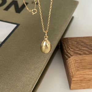 Authetic 925 Sterling Silver Necklacespendants Fine Jewelry Mini Waterdrop Pendant Necklaces for Women