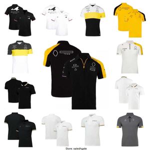 F1-Shirt T- Rennanzug Polo-Uniform Formel-1-Team-Overall Revers T-