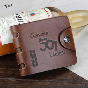 Walets Leather Vintage Men Walets Male Money Bag Hasp Hollow Out Wallet Men Men Breath Burse Card Pocketl230303