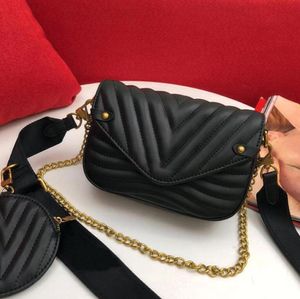 Fashion Shoulder Bag New Wave Genuine leather luxury crossbody bags twin set satchel handbag for women presbyopic mini package Multi Pochette lady bag