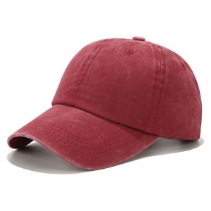 Ballkappen Frühling und Sommer Outdoor Unisex Verstellbare, sonnenfeste Kappe mit breiter Krempe, kontrahiertes Design, einfarbige Baseballkappen 230303