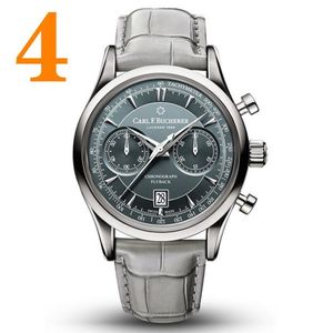 2021 Высококачественные мужские роскошные часы Six Stitches Series All Dials Work Mens Quartz Watch Carlf Brand Clock Fashion Round Shape193V