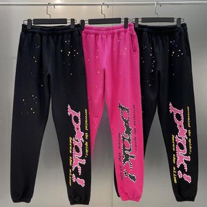 Pink Designer Pants Women Joggers Sp5der Women Sweatpants Spider Long Sweat Pants