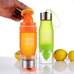 Water Bottles Z30 650ML Outdoor Sports Travel Lightweight Lemon Water Bottle Infuser Juice Fruit Pulp Water Bottles for Healthy Drinking 230303