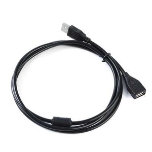 3m Black 2.0USB Extension Cable Single Ring U Disk Mouse Keyboard Computer Notebook Connection Wire Wholesale