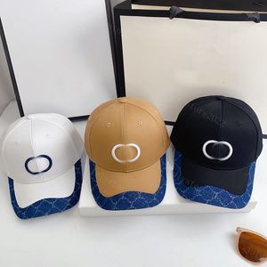 Luxurys Desingers Beyzbol Kapağı Tuval Kadın Erkek Kapaklar G Sunhats Moda takılı şapkalar denim tasarımı şapka şapka siyah plaj güneş kremi