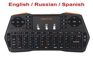 Mini -Tastatur Russian Spanisch Englisch Version 24g Wireless Tastatur für Mini -PC -Laptop Android TV Box Raspberry PI 37438674