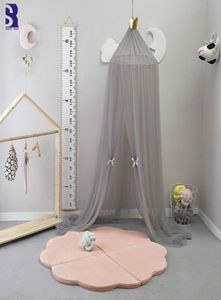 Sunnyrain 10 lagen Tule Crib Canopy Mosquito bed Tent Baby Mosquito Netten Bed Net Ronde Dome Luifel 240 cm Hoogte8446717