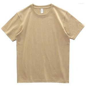 T-shirt da uomo Camicia casual Moda per uomo T-shirt in cotone di alta qualità Maniche corte Estate Abbigliamento da uomo Top Tees Streetwear Europeo