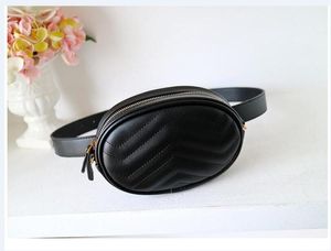 Designers Leather Marmont Waist Bags Bumbag Pure color chain Shoulder Bag Fanny Pack Running Belt Jogging Pouch Back Purse Fashion purse uuytt