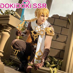 ストックトラベラーのアニメコスチュームエーテルコスプレゲームGenshin Impact Cosplay Come Dokidokissr Cosplay Halloween Traveler Aether Cosplay Z0301