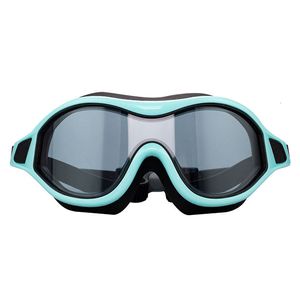 gözlük profesyonel yüzme gözlükleri yetişkin yüksek kaliteli büyük çerçeve antifoglama silikon elektroliz lens toptan 230303