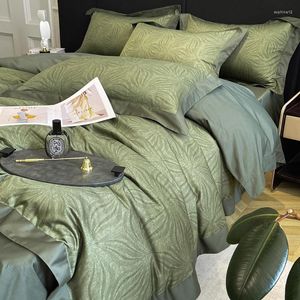 Set di biancheria da letto Lenzuola di cotone di lusso leggero Copripiumino europeo in raso a quattro pezzi Copripiumino doppio 1,8 M / 2 m