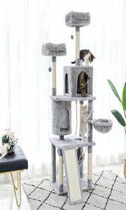 Cat Furniture Scratchers Domestic Delivery Climbing Frame Scratching Post Tree Scratcher Pole Gym House Toy Jumping Platfor 2301067980063