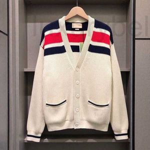 Kadın Sweaters Tasarımcı Büyük Boyutlu Hırka Ceket Sonbahar Kış Giyim V Yastık Kravat Cep Düğmesi Moda Yeni Gevşek Bayanlar Örme F2EQ