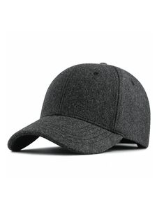 Ball Caps Winter Dad Outoors Oversize Fitted Felt Sport Hats Man Big Size Wool Baseball Cap 56-60cm 60-65cm 230303