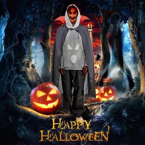 Украшение вечеринки плащ для гэллоуина костюм костюм реквизит детей для взрослых красного и черного цвета воротник