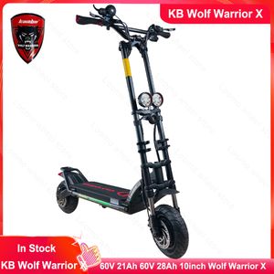 Original Kaabo Wolf Warrior X scooter 10inch 60V 28AH Battery Top speed 70km/h Electric Scooter with Hydraulic shock absorption