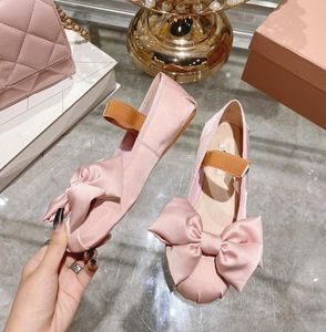 scarpe miui balletto piatto femminile best-qualità nuove scarpe da ballo da filo oversize bambettiere con cravatta a una linea in una linea di seta mary jane scarpe da donna casual vacanze xo42