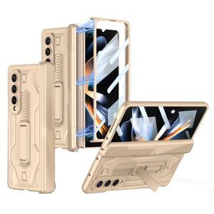 Für Samsung Galaxy Z fold4 Mobiltelefonhüllen hingorte Magnetsaug -Kampfpanzerung Schleimhäuse Faltbarer Bildschirm Schutzhülle Mobiltelefon Hülle