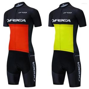 Orbea Bisiklet Kısa Kollu Jersey (BIB) Şort Setleri En Çok Satan UV Bisiklet Giysisi Nefes Alabilir Bisiklet Tekdüze Ropa Ciclismo Y2303308