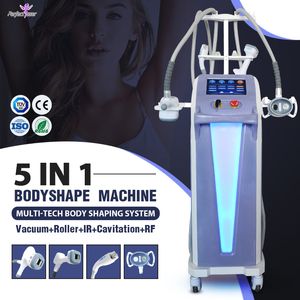2023 Cavitation Machine Body Massage Instruments Radiofrekvens Skin åtdragning 2 år Garanti 4 HANDLAR 100KPA VACUUM