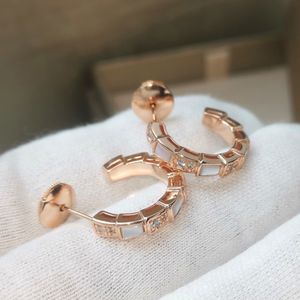 BUIGARI Serpenti Viper designer orecchini pendenti per donna diamante T0P qualità moda lusso Non sbiadire mai regalo per gioielli fidanzata 006