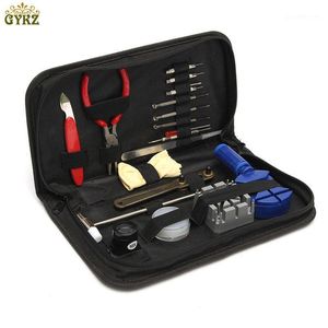 Titta på reparationssatser Professional Tools Kit Case Remover Opener Holder Screwdriver Tweezer Set Accessories