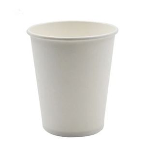 Copo descartável Papel branco Copo quente de papel xícaras de café chá de chá de chá de leite com suprimentos de festa de festas