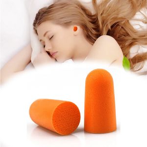 睡眠騒音削減のための1ペアのイヤーケアソフトフォームイヤープラグ抗インターフェレン騒音断熱防止耳栓のための耳栓