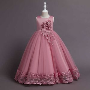 Sukienki dla dziewczynki dziewczyny luksusowe sukienki imprezowe kwiat dzieci Komunia Puszysta sukienka