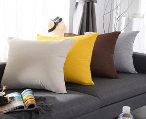 Подушка простые офис диван подушка сгущенное сплошное цвет семейный гостиная большая крышка талия1671236