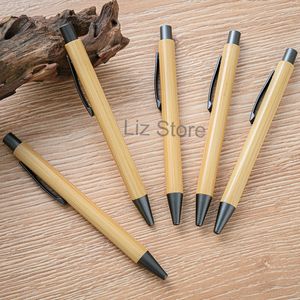 Bamboo Wood Ballpoint Pen ekologiczny bambusowy ballpoint pisanie pism reklamowych