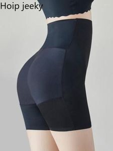 Yoga outfit hoip jeeky kvinnliga trosor sexiga kvinnliga latex underkläder höftlyft underkläder Boyshort Anti-accidental exponering buksportbyxor