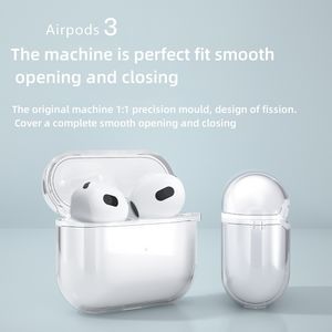 AirPods3 Kulaklık Yastıkları için Kabuk TPU Bölünmüş Kulaklık Kapağı Apple 3. Nesil Kulak Kılıfı Bluetooth Kulaklık Kapağı Yumuşak