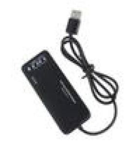 Geluidskaarten 3 Poort USB20 HUB Externe USB -kaart Geen stuurprogramma Stereo Ruis Annulering Headset Adapter voor Laptop PC5188656