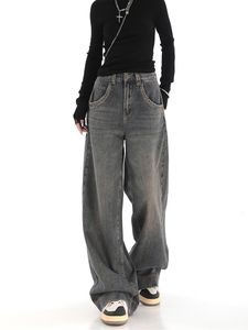Jeans femminile femminile in alto jeans jeans dritta gamba in denim femmina y2k casual streetwear pantalone largo vintage 230303 230303