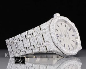 VVS Moissanite Diamond Custom Iced Out Uhr Luxus Bust Down Diamond Uhr für Männer Hip Hop Uhr Schmuck CDJ84716KMT
