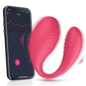 Vibradores Toys sexuais App Vibrador Bluetooth Dildo fêmea para mulheres Vibradores de controle remoto sem fio usam brinquedos de ovo de amor vibratórios para casal 230303