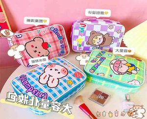 2020 New Korea fofa insear saco de cosméticos de coelho para mulheres de grande capacidade Viagem Caso de beleza de maquiagem de armazenamento em casa Bentoy Bags3852360