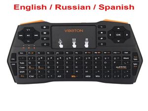 Mini -Tastatur Russian Spanisch Englisch Version 24g Wireless Tastatur für Mini -PC -Laptop Android TV Box Raspberry PI 33889730