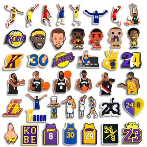 Shoe Parts Accessories Basketball clog Charms Sports For Shoes Charm Pvc Clog Pins Birthday Party Supplies Favors Gifts Holidays