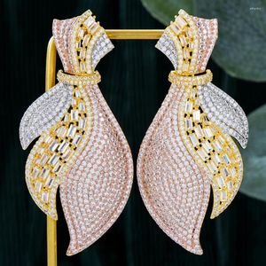 Orecchini pendenti Soramoore Dubai Style Luxury Splendido ciondolo per le donne Orecchino da sposa Aretes De Mujer Modernos Noble Gift Moda 2023