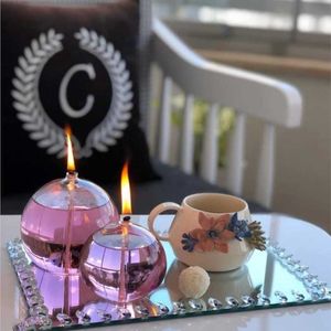 Scented Candle 1PCS Glass Oil Lamp Balloon Dropped Shaped Carous Selle Light Bachelor Party Ideas Bridesmaid Gift Wedding R230302