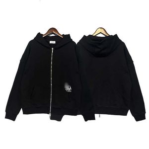 Rhude dos amantes Cápsula de cápsula exclusiva Zipper Cabeça